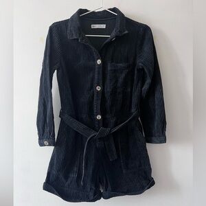 Zara kids short corduroy jumpsuit size 11-12